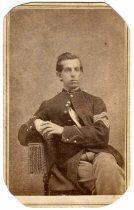 Nice Cdv of a Young Federal Sergeant Major - Photographed in Little Rock, Arkansas