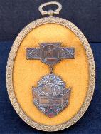 Beautiful Originally Framed 1922 United Confederate Veterans, UCV Badge 