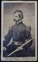 Nice Armed Cdv of US General Nathaniel Banks