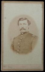  Fine Published & Signed Cdv Image of Captain Lorenzo B. Morey, 37th Illinois Volunteer Infantry 