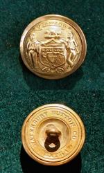 Beautiful WC1 -Wisconsin State Seal Staff Button - Coat Size