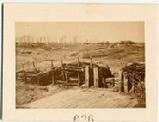 Nice Albumen of Confederate Fortifications at Manassas, Virginia.