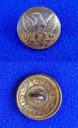 Nice ca. 1820s-1830 US Artilleryman's 1-Piece Coat Button - AY64