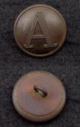Beautiful CS102 Confederate Lined -A Artillery Coat Button