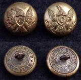 Nice Pair of Non-Dug Federal Cavalry Cuff Buttons