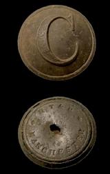 Beautiful Dug CS126 Confederate Cavalry Coat Button