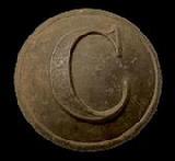 Beautiful Dug CS126 Confederate Cavalry Coat Button