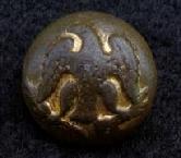 Very Fine Excavated Confederate CS26 Staff Officer's Coat Button with Gilt Remaining & Shank Intact.