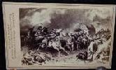 Nice Civil War Period Cdv Image Depicting Indians Attacking Emigrants