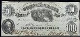 Exceptional VF/XF Rare Confederate T-7 July of 1861, One hundred dollar note 