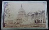 Very Nice From Life Cdv Image of the U.S. Capitol in Washington D.C.
