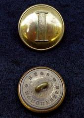 Beautiful Non-dug CS171 Stippled -I Confederate Infantry Button