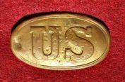 Fine Non Dug M1839 "Baby" US Waist Belt Plate