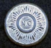 Most Stunning Example of a Dug NC16 North Carolina Sunburst Button You May Ever See