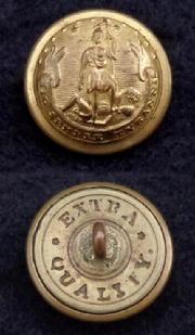 Fine Civil War Period VA20 Virginia State Seal Staff Officer’s Coat Button