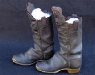 Excellent Condition Civil War Period Childs's Boots - Grand Army of the Republic Hall Donation 