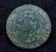 Early, 1820-1835 One Piece VA2 Virginia State Seal Coat Button