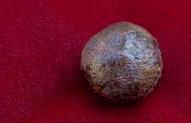 Nice Dug Condition Iron Grapeshot Recovered near the Revolutionary War Battle site of Castine, Maine
