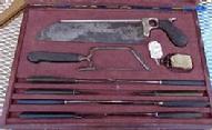 Fine 1800’s Portable Surgeon’s Kit, Containing mostly Instruments from the Post Civil War Period to the late 1800s
