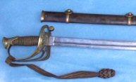 Very Fine Non-Regulation 1850 US Field & Staff Officer's Sword w/1902 Knot 