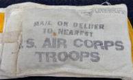 Fine WWII Army Air Corps Message Streamer - XXIV Artillery Corps