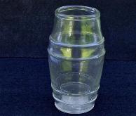 Nice Pre-Civil War, Civil War Period Pontilled Flint Glass Mustard Jar