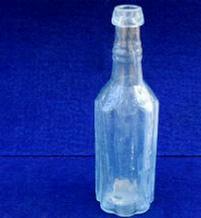 Fine "Maker Embossed" Civil War Period Fluted Pepper Sauce Bottle