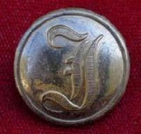 Beautifully Toned Non-Dug Confederate CS177 Script -I Infantry Coat Button