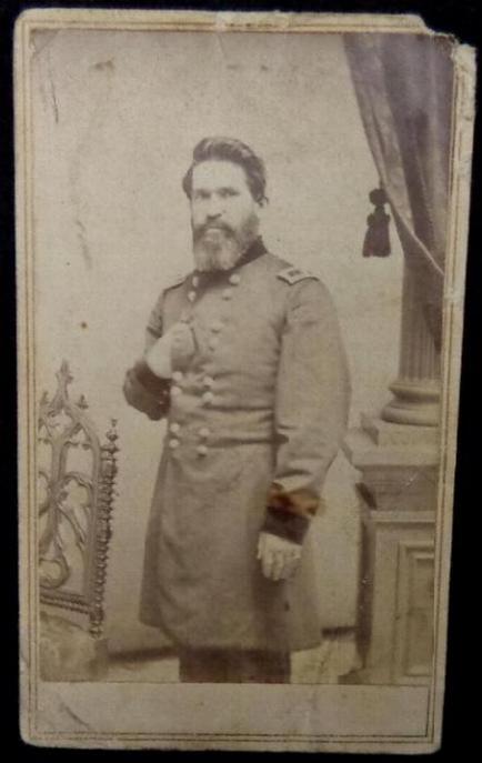 Quite Uncommon Cdv Image of U.S. General  James G. Blunt