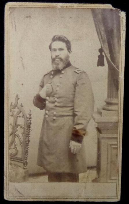 Quite Uncommon Cdv Image of U.S. General  James G. Blunt