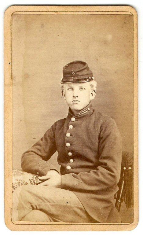 Young Federal Soldier, Co. G, Cdv, Rolla, Missouri, Photographer- a