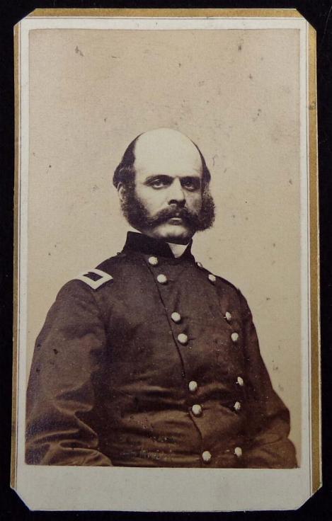 Excellent Period Cdv Image of US General Ambrose Burnside