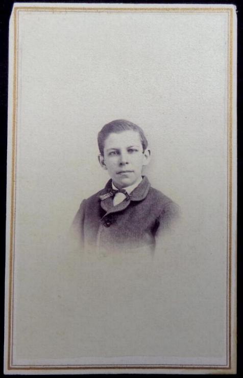 Nice Civilian Cdv Portrait - Taken by A.J. Riddle - Official Photographer for Joe Johnson's Confederate "Army of Tennesse" & Only Photographer to take Images of Andersonville Prison