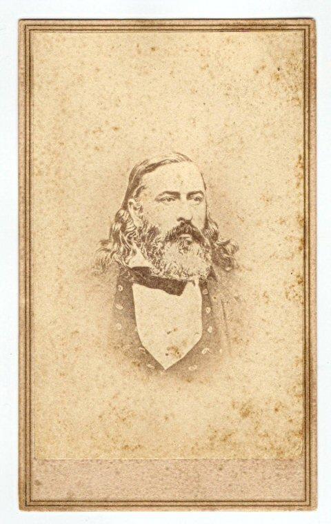 Excellent Cdv of Confederate General & Mason - Albert Pike 