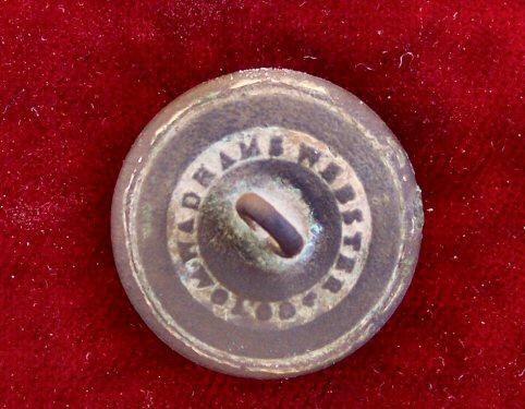 Reverse of Chris's Eagle -H- Button, showing ca. 1838-1846 maker's mark of Wadhams, Webster, & Co.