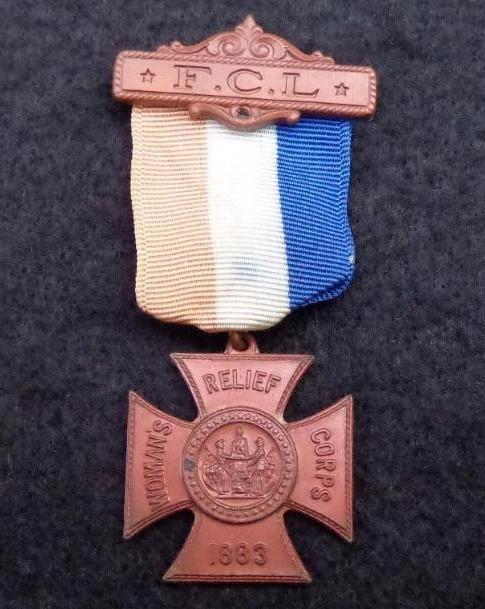 Very Nice Women's Relief Corps WRC Badge - Auxiliary to the Grand Army of The Republic 