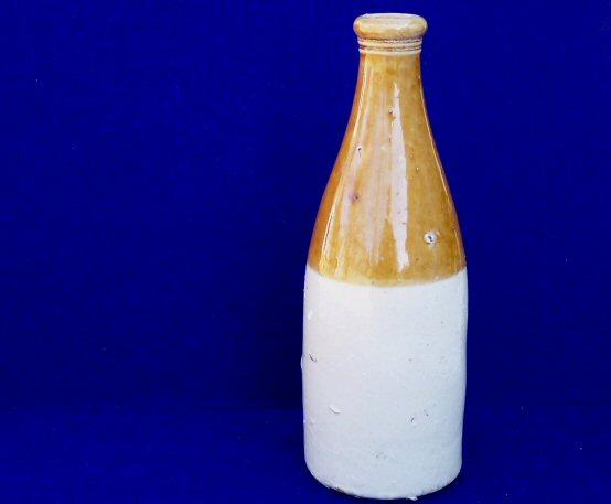 Super Nice Civil War Period Two Tone Ginger Beer Bottle