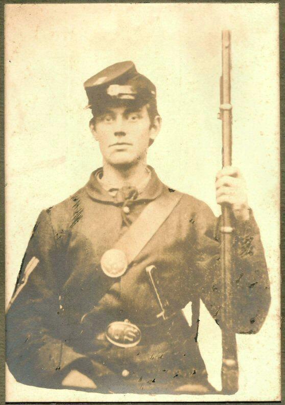 Corporal James Lewis Sherman, 23rd Massachusetts Volunteer Infantry - Double Armed 