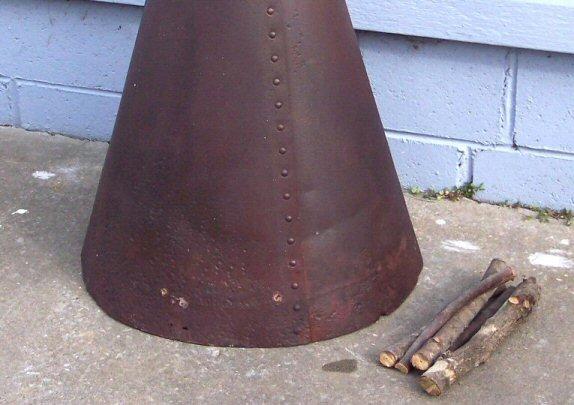 Fine Original "Riveted" Civil War Period Sibley Tent Stove 