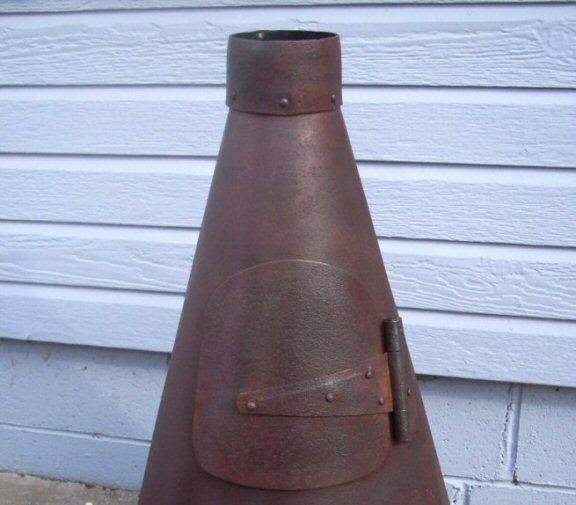 Fine Original "Riveted" Civil War Period Sibley Tent Stove 