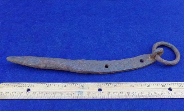 Nicely Preserved Blacksmith Made Confederate Cavalry Picket Pin - Recovered Shiloh, Tennessee 