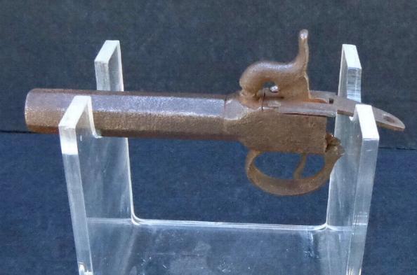 NEAT little ca. 1850s Single Shot Boot Pistol, Dug on the Wilderness Battlefield in Virginia