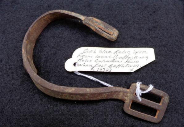 Dug Union Cavalry Spur with Positive Provenance to Gettysburg East Cavalry Battlefield