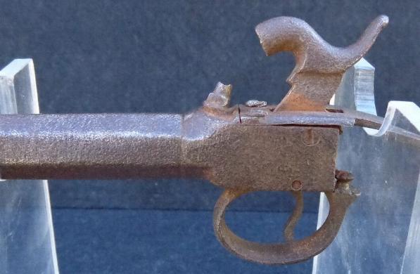 NEAT little ca. 1850s Single Shot Boot Pistol, Dug on the Wilderness Battlefield in Virginia