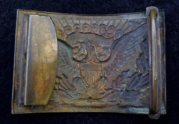 Nice Non Dug Indian Wars Era Sword Belt or Officers Plate   