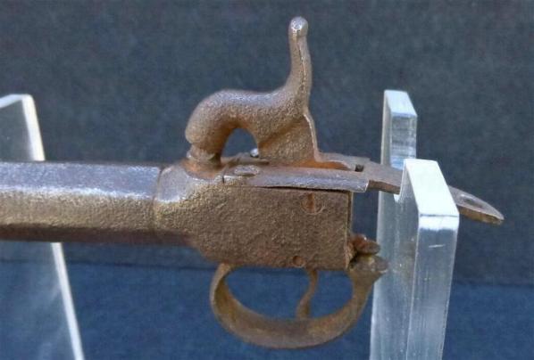 NEAT little ca. 1850s Single Shot Boot Pistol, Dug on the Wilderness Battlefield in Virginia