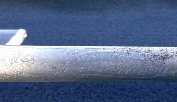 RARELY Encountered ACTUAL Civil War Period U.S. Model 1860 Field & Staff Officer's Sword & Scabbard