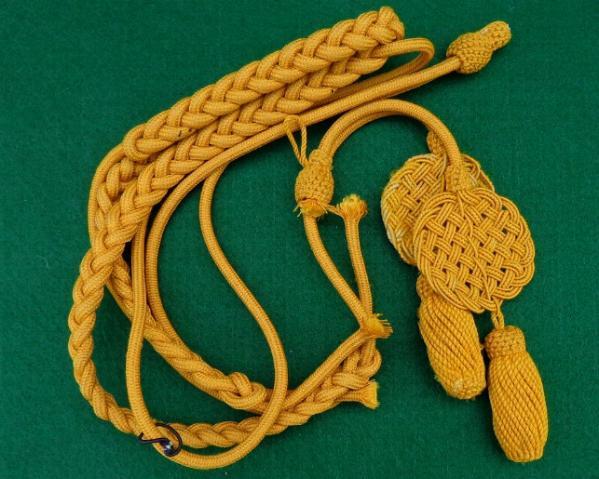 Nice M1902 Cavalry Dress Yellow Aiguillette or Waffle Cord 