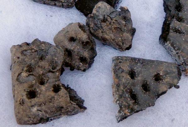 Hardtack Dug in a Confederate Camp in Georgia