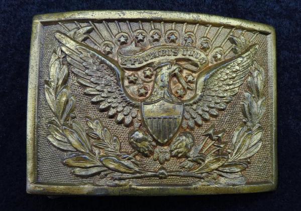 Nice Non Dug Indian Wars Era Sword Belt or Officers Plate   